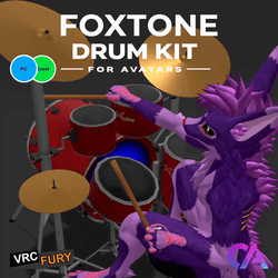 FoxTone Drum Kit for VRChat