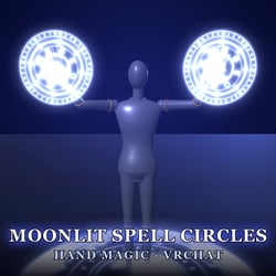 Moonlit Spell Circles — Hand Magic for VRChat
