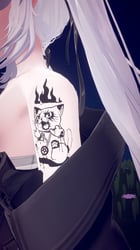 Rock Kitty ( ããã¯ãªç« ) - Decal / tattoo ( ã¿ãã¥ãŒ ) / 8k Texture