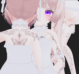 Blooming Wings ( 花咲く翼 )/ tattoo ( タトゥー ) 