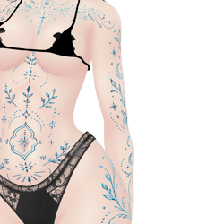 Celestial Vine Ornament | [ VRBASE ] [ Akii ] [ Exo ] [ Manon ] [ Zin Fit Base ] [ Marilynn ] [ Luxa ] [ Panda ] | decal , texture