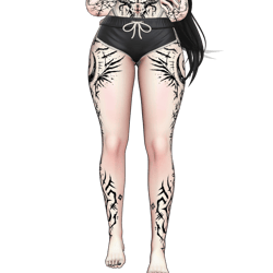 Veil of Runes | Panda tattoo / decal / texture