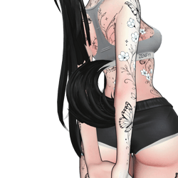 Butterfly Bloom | Manon tattoo / decal / texture