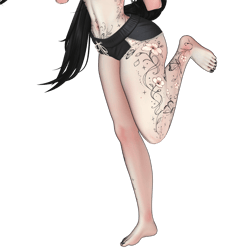Butterfly Bloom | Luxa tattoo / decal / texture