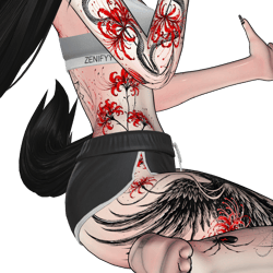 Higanbana Requiem | Marilynn tattoo / decal / texture