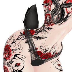 Bloodrose Elegy | VRBASE tattoo / decal / texture