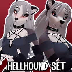 Hellhound Set -Winterpaw Canine Outfit and Texture