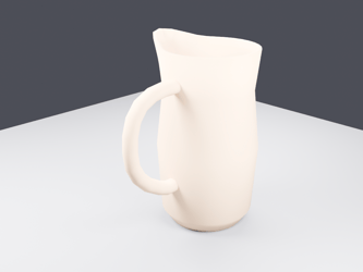 Free Low Poly Clay Pitcher - Pottery Workshop VRChat World Prop