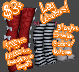 Fruity/Starry/Bow Legwarmers !