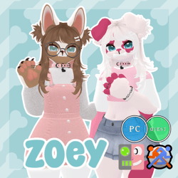 Zoey | PC + Quest | VRCFT | Deira neo