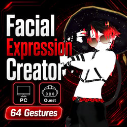 [Unity Tool - VRChat] Facial Expression Creator – Create & Edit Facial Animations | 64 Gesture Combinations, BlendShape Browser, Expression Menu Controls & Non-Destructive Controller Editing [PC - Quest - iOS] | English, Español, 日本語, Deutsch, 한국어, 简体中文