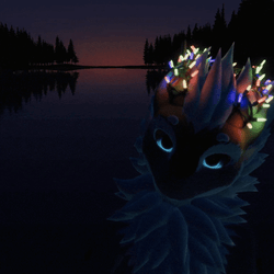 Nardoragon Glowing Horn Christmas Lights