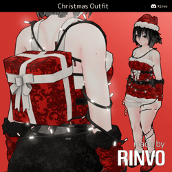 Christmas Outfit (Rigged for GodMagician, Rindo, ZinFit, VRBase Egirl, Anime,  Celestia)