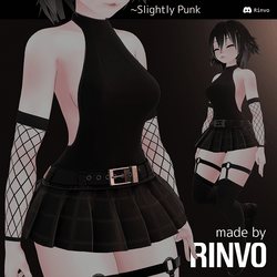 Slightly Punk (Outfit rigged for GodMagician, VRBase Egirl, Anime, ZinFit, Saki, Rindo, Seletsia)