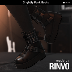 Slightly Punk Boots (Rigged for GodMagician, GodRevenger, Rindo, Selestia, VRBase Anime, Egirl, Fantasy, ZinFit, Saki)