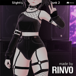 Slightly Punk 2 (Rigged for GodMagician, GodRevenger, VRBase Egirl, Anime, ZinFit, Rindo)