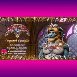 Crystal Temple Jewelry Set [For Alber's Draconian]