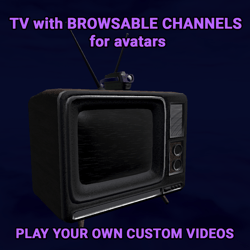 TV with custom playable videos