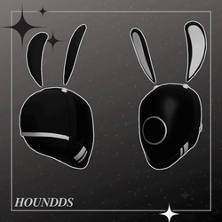 ✧˚. Houndds bun helmet ✧˚.
