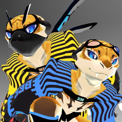 VRChat | Tiger Bee Outfit Ninjabee