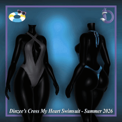 Dinzeeโs Cross My Heart Swimsuit - Summer 2026