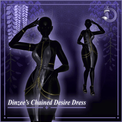 Dinzee's Chained Desire Dress (FREE IN DISCORD SERVER)