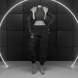 Tech Jacket for Zinpia E-Girl - VRChat Asset