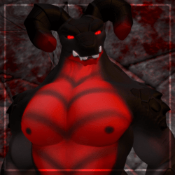 Hell Knight texture for Male Deathclaw