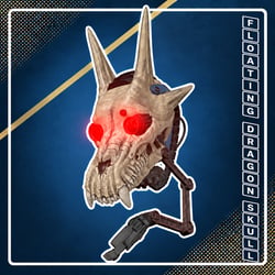 Floating Dragon Skull