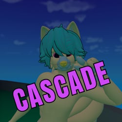 Cascade Hair - Custom Hair for VRChat Models