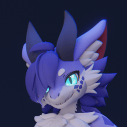 [BlueGuaShopl] -3Dモデル-NoiDragon-the very fluffy noodle~