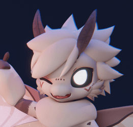 [BlueGuaShop] -3Dモデル-Luma-Little moth has some glitter