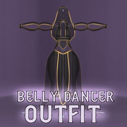 Hyenid Belly Dancer Outfit (Personal and Commercial Use)