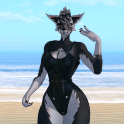 Moro Wolf Bodysuit w Harness
