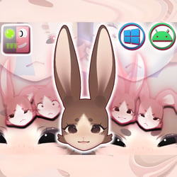 🟄 io's Bunny Head ♡ + Optional ARkit Face Tracking 🟄