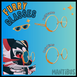Furry Circle Glasses
