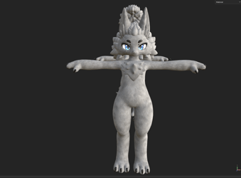 Furbrushed Chibi Mini Novabeast Normal Maps Only
