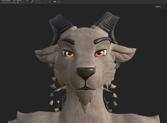 Furbrushed Elliot Deer Normal Maps Only