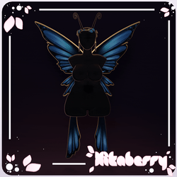 Butterfly Set | Wings, Flower Crown, Earrings, Antennae | Commercial Use