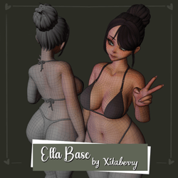 Ella Base | VRChat Body & Head Base | Commercial Use