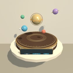 ORBIT SALON | Floating Planet Orrery for VRChat Worlds