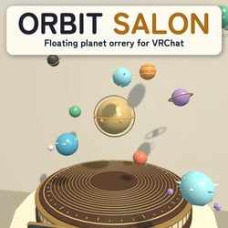 ORBIT SALON | Floating Planet Orrery for VRChat Worlds