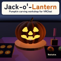 Jack-o'-Lantern Workshop | VRChat Carving & Decoration Prefabs