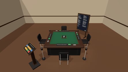 Riichi Mahjong Table | VRChat World Game Prefab