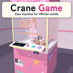 Crane Game | Claw Machine with Plush Prizes for VRChat Worlds