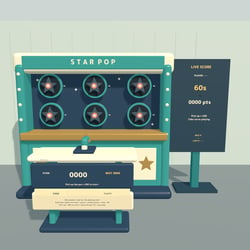 STAR POP | 60-Second Quick-Draw Shooting Game for VRChat Worlds