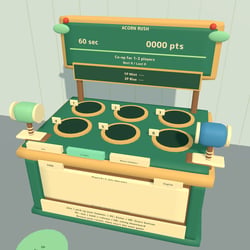 ACORN RUSH | 60-Second Co-op Hammer Game for VRChat Worlds