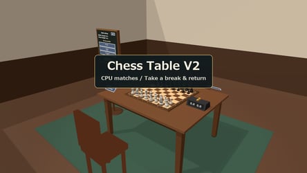 Chess Table | VRChat CPU Matches, Clocks and Shared Play
