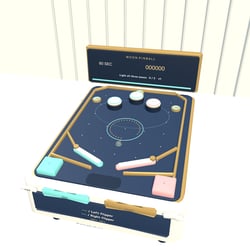 MOON PINBALL | Cooperative Tabletop Pinball for VRChat Worlds