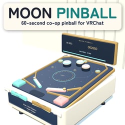 MOON PINBALL | Cooperative Tabletop Pinball for VRChat Worlds